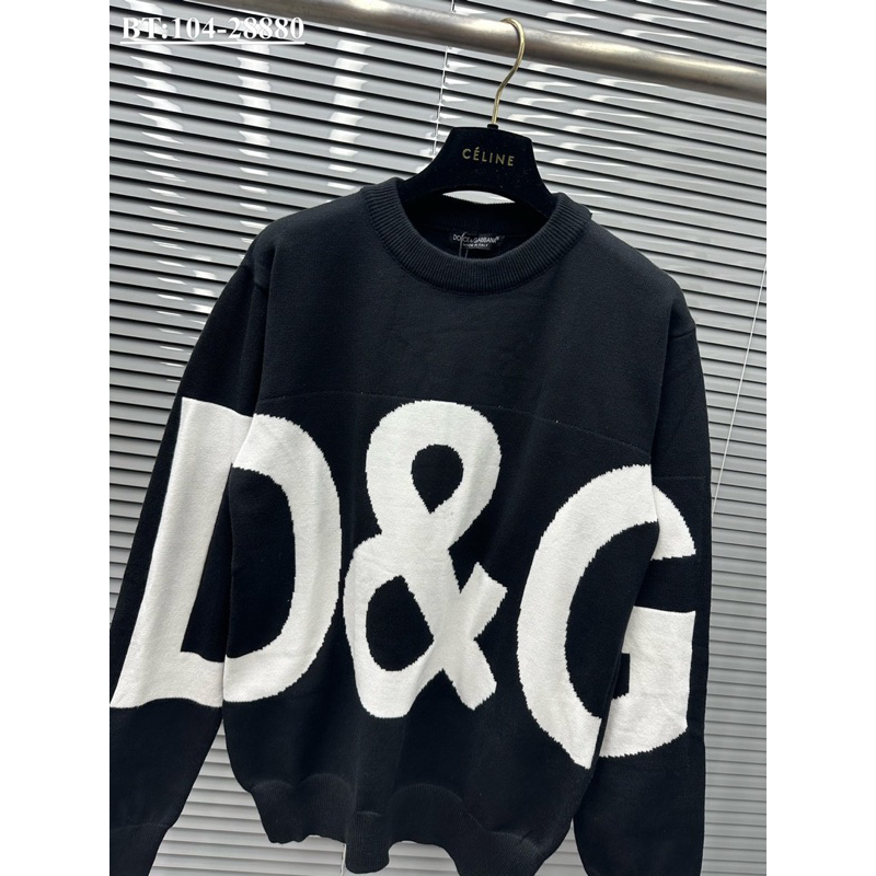 Áo len nam dolce hoạ tiết chữ DG đơn giản,áo len nam cao cấp dg vải quảng châu