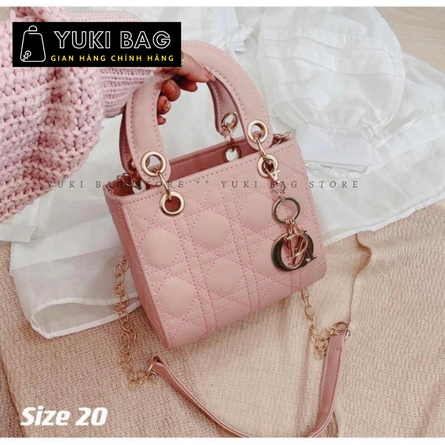 Túi xách nữ đeo chéo, đeo vai Yuki, dùng đi chơi, đi làm, chất đẹp, thời trang size 18cm YB382
