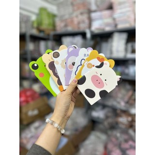 Combo 10 Sổ mini hình gấu mỏng 32 ttrang 12x8,5cm