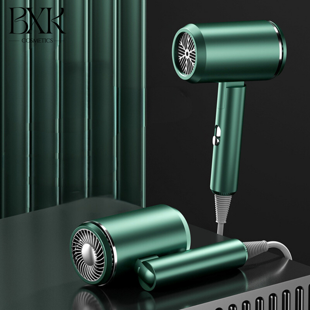 Máy sấy tóc công suất lớn 1600w sấy tóc nóng lạnh độ ồn thấp có thể gập tiện dụng an toàn