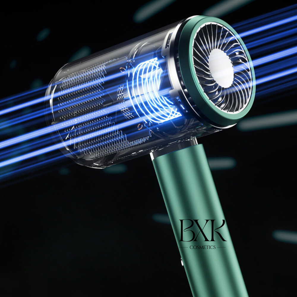 Máy sấy tóc công suất lớn 1600w sấy tóc nóng lạnh độ ồn thấp có thể gập tiện dụng an toàn