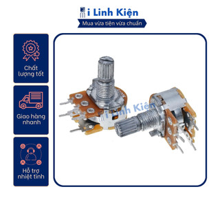 Chiết áp đôi 10k wh148-b10k 15mm
