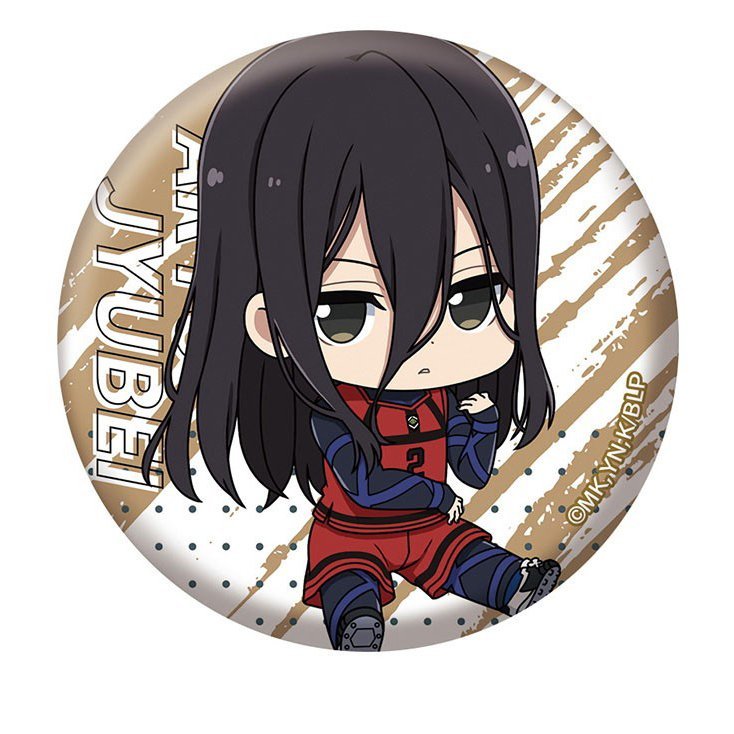 Huy hiệu BLUE LOCK ver NGỒI DỄ THƯƠNG in hình manga anime chibi quà tặng xinh xắn độc đáo ghim cài áo cặp sách