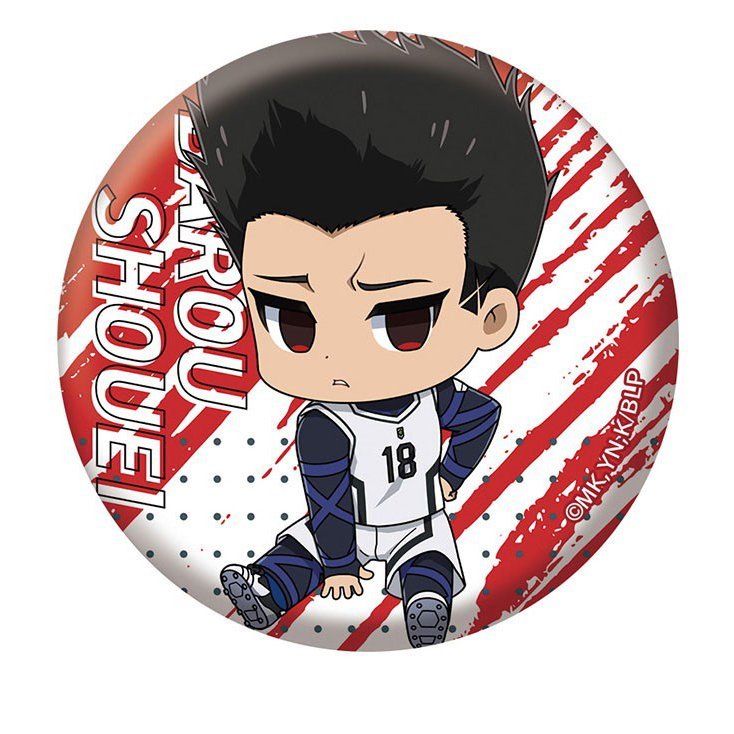 Huy hiệu BLUE LOCK ver NGỒI DỄ THƯƠNG in hình manga anime chibi quà tặng xinh xắn độc đáo ghim cài áo cặp sách
