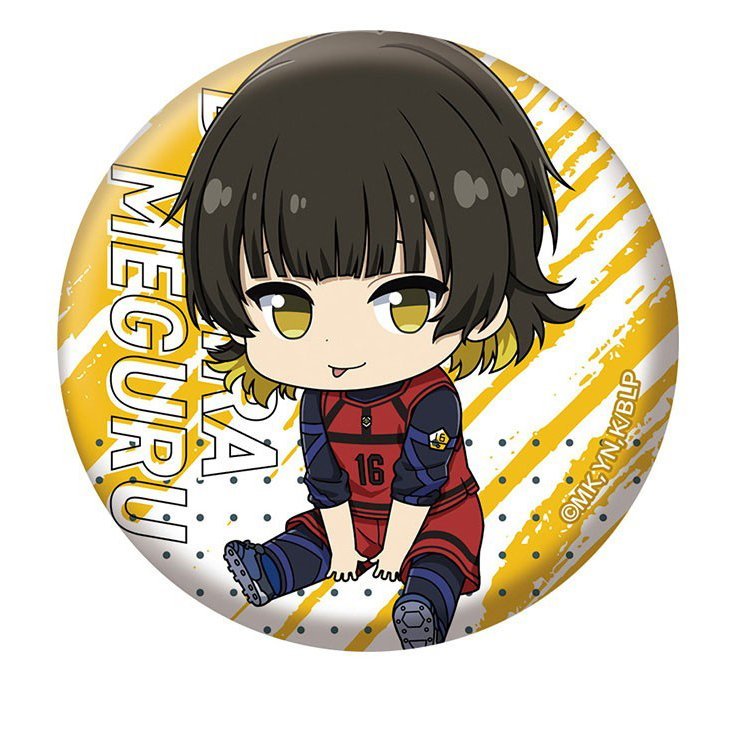 Huy hiệu BLUE LOCK ver NGỒI DỄ THƯƠNG in hình manga anime chibi quà tặng xinh xắn độc đáo ghim cài áo cặp sách