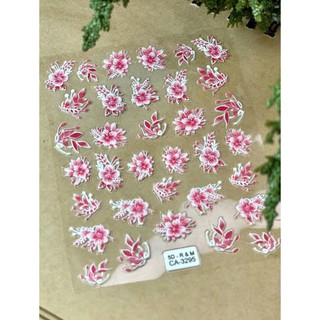 Sticker dán móng nổi 5d cao cấp, hình dán trang trí móng nail