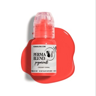 Mực Perma Blend tông Creamy Coral Hồng San Hô được ưa chuộng nhất, mực môi phun xăm hữu cơ chính hãng