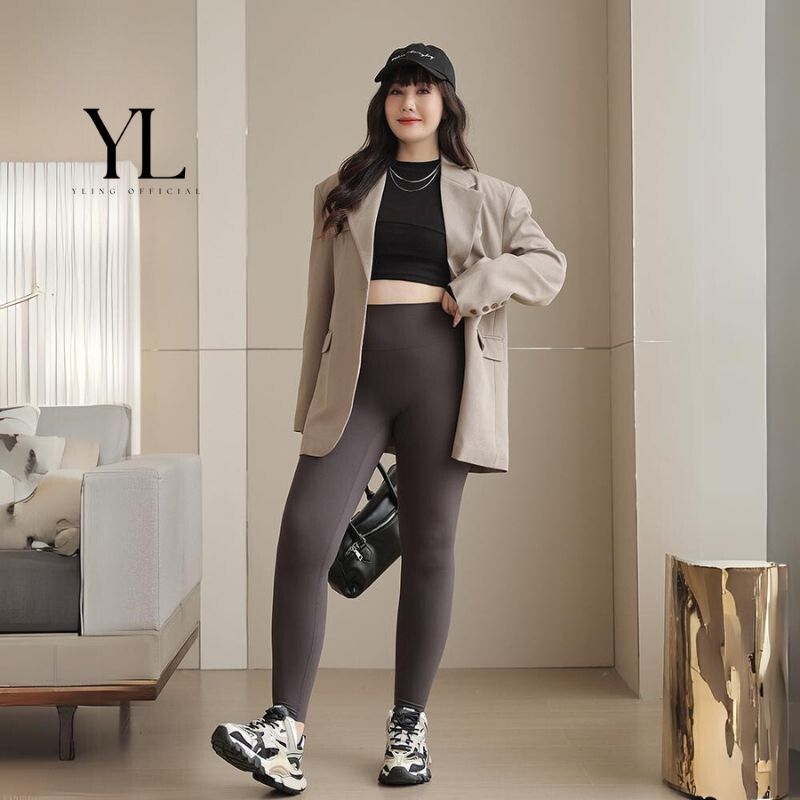 Quần legging nữ Yling chất su đúc cao cấp định hình gen bụng nâng mông bigsize