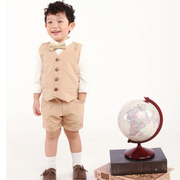 Bộ Gile, Set gile bé trai từ 1 tuổi - 7 tuổi, bộ vest ghile cho bé Baa Baby (KHÔNG BAO GỒM ÁO SƠ MI VÀ NƠ)