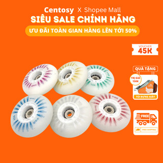 Bánh xe patin có đèn - bánh đèn có 7 màu led, bám đường tốt