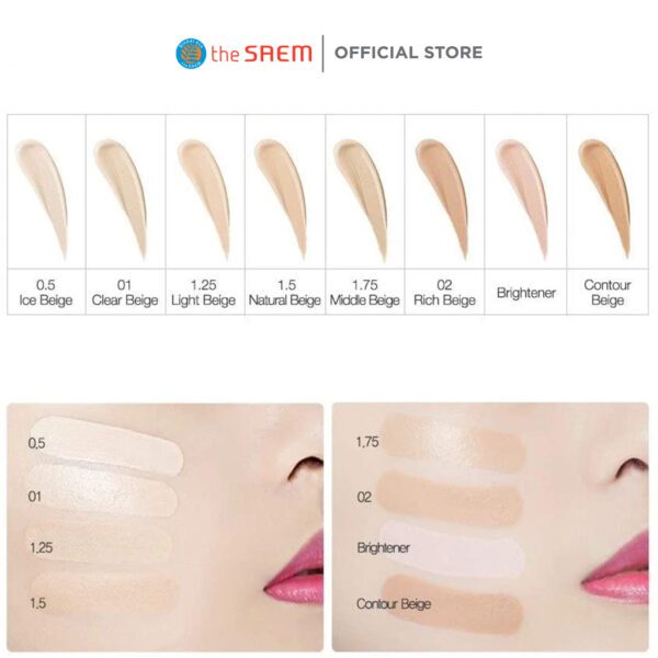 Che Khuyết Điểm The Saem Cover Perfection Tip Concealer SPF28/PA++ 6.5g