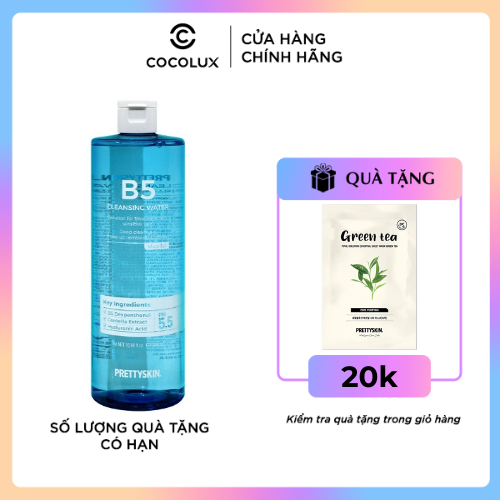 Nước Tẩy Trang Prettyskin B5 Phục Hồi Cho Da 500ml