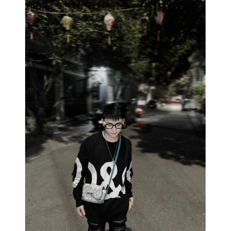 Áo len nam dolce hoạ tiết chữ DG đơn giản,áo len nam cao cấp dg vải quảng châu