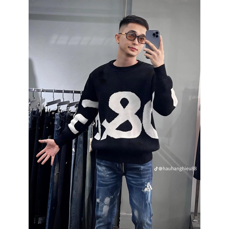 Áo len nam dolce hoạ tiết chữ DG đơn giản,áo len nam cao cấp dg vải quảng châu