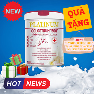 Sữa platinum colostrum 1500mg, tổ yến, canxi nano, collagen 900g