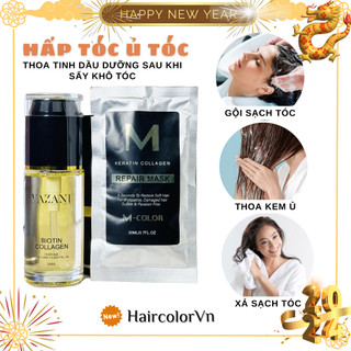 Hấp phục hồi tóc hư tổn Mcolor dạng gói túi trải nghiệm 20ml