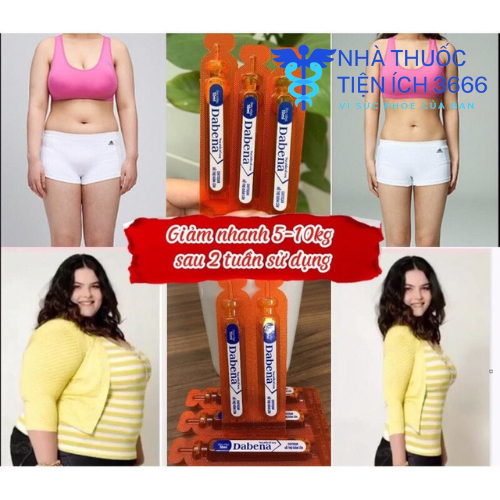 1 Hộp Giảm cân cấp tốc DABENA HÀNG ĐỘC QUYỀN ! NHÀ THUỐC TIỆN ÍCH 3666 - HÀ NỘI