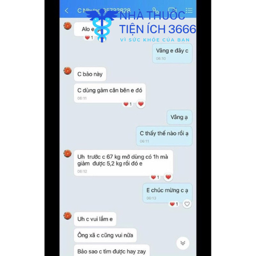 1 Hộp Giảm cân cấp tốc DABENA HÀNG ĐỘC QUYỀN ! NHÀ THUỐC TIỆN ÍCH 3666 - HÀ NỘI