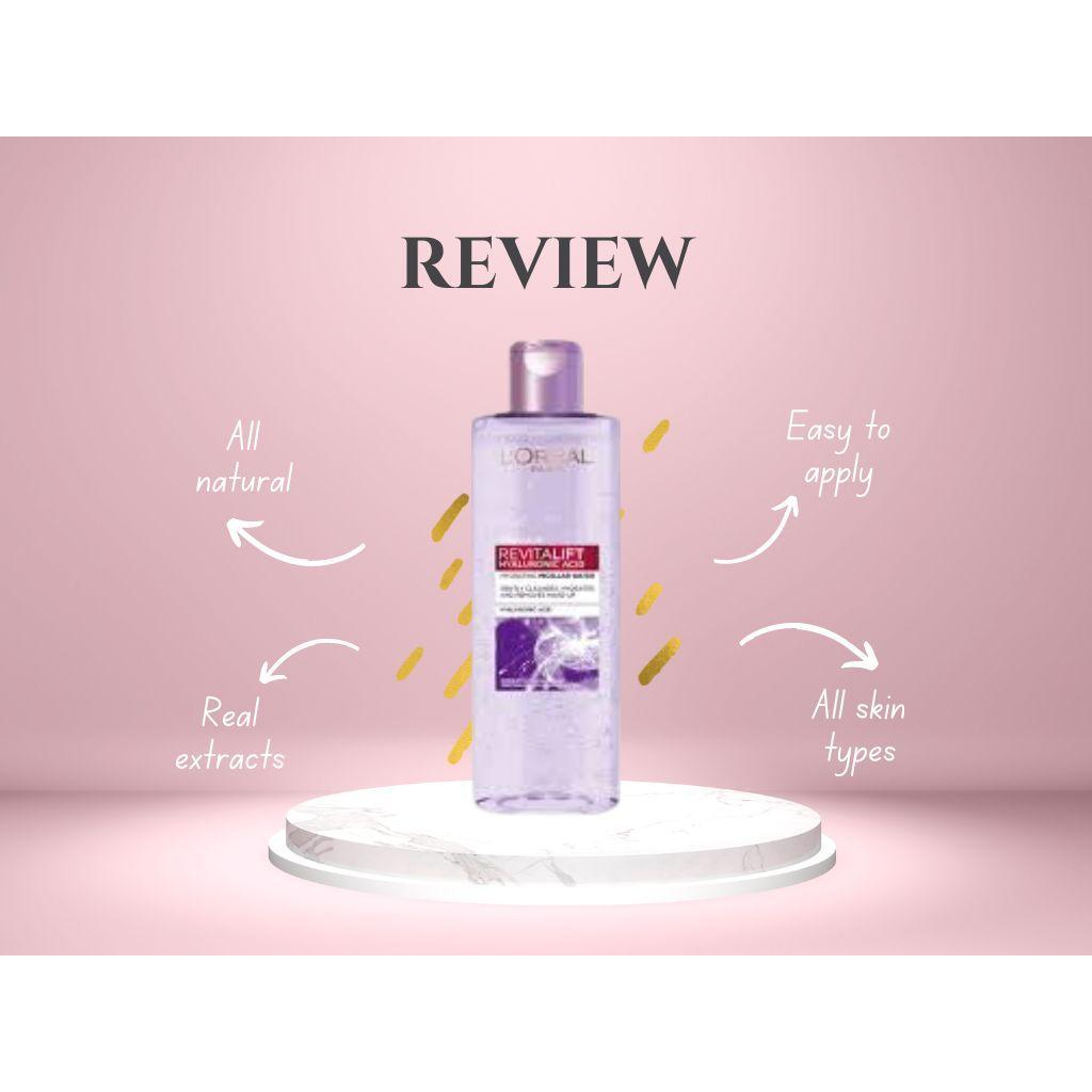 Nước Tẩy Trang LOREAL tím 400ML dành cho da dầu mụn, da khô, da Chính Hãng