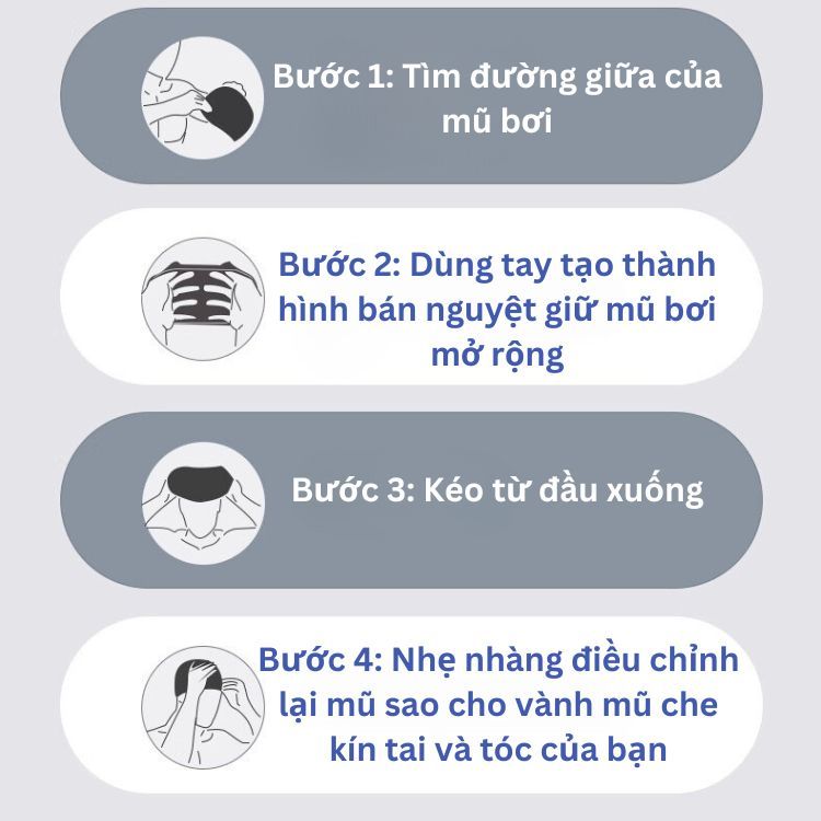Mũ bơi người lớn silicon chống nước mẫu mới nhiều họa tiết dễ thương trùm được tóc búi dài
