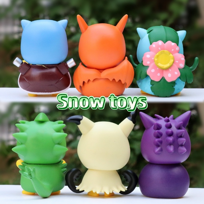 Mô hình Pikachu - Mô hình Pokemon Pikachu biến hình Cosplay Yadoran Charmander Bulbasaur Gengar Lucario Squirtle Golbat