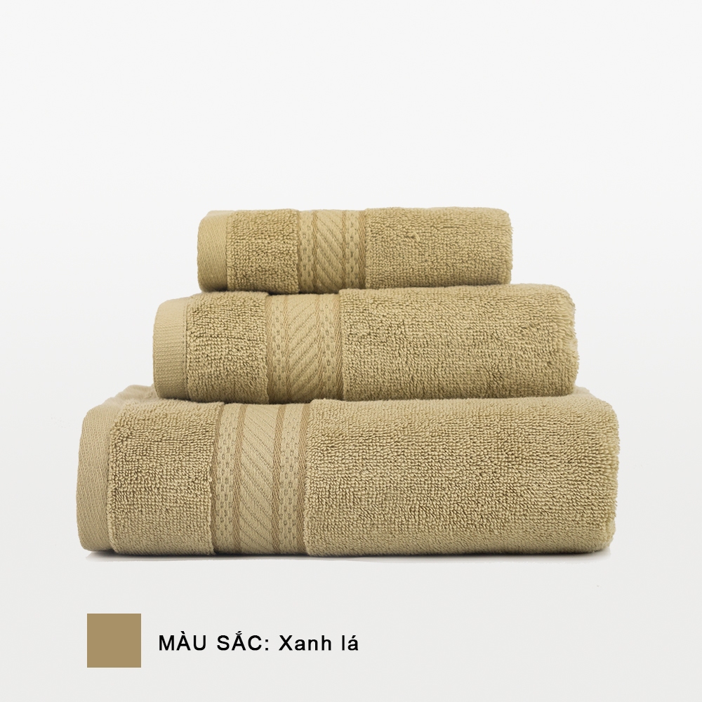 Khăn Mặt Khăn Gội Đầu Cotton Lapyarn Mollis FM8V 34x78cm