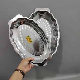 Dĩa xoài sâu inox, dĩa né, dĩa oval, dĩa bèo, inox Long Phát