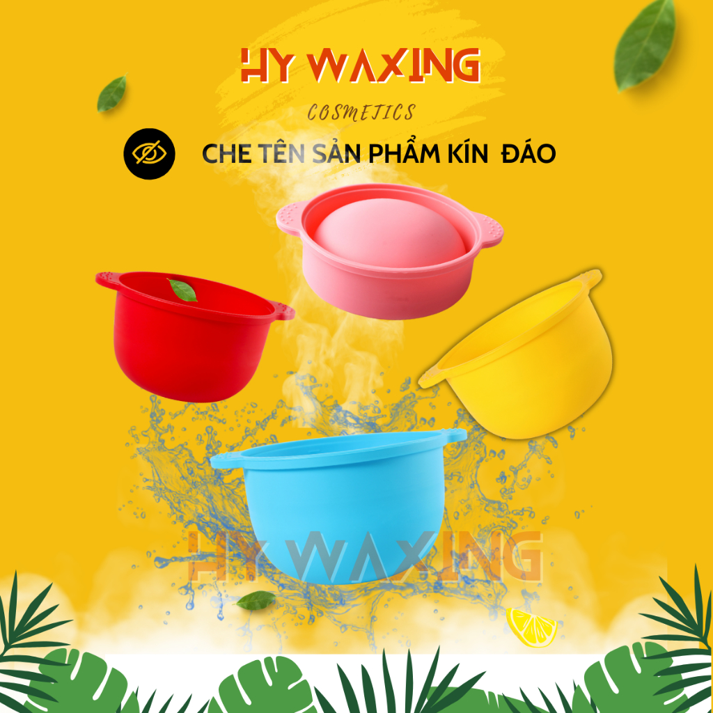 Chén Silicone Chống Dính Làm Sạch Wax Lông Đa Năng Tiệm HYWAXING Chịu Nhiệt Cao 1015