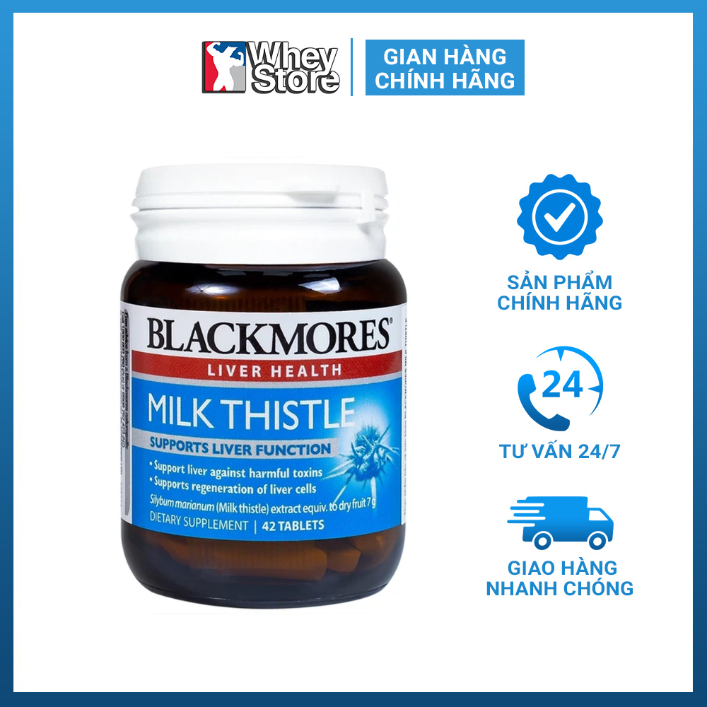 Viên Uống Hỗ Trợ Gan Blackmores Milk Thistle 42 Viên Chính Hãng