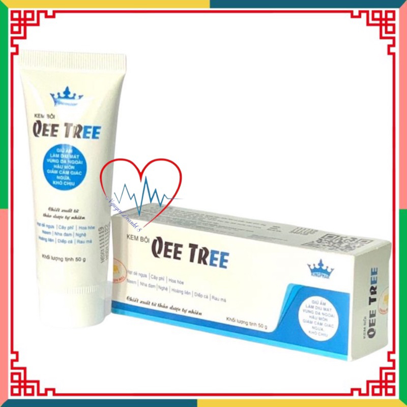 Kem Bôi Trĩ Thảo Dược QEE TREE Kingphar, tube 50 gam