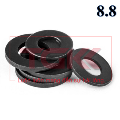 Long đen phẳng 8.8 (M6-M14) - DIN125