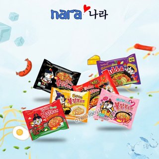 Mì cay samyang hàn quốc đủ vị gói lẻ 140gr