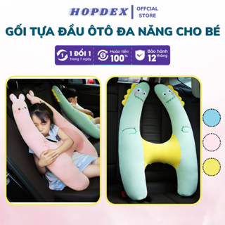 Gối Tựa Đầu Ôtô Trẻ Em HOPDEX Hình Thú Dễ Thương Nhiều Màu