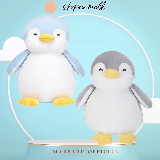 Gấu bông Chim cánh cụt vải siêu mềm cao cấp dễ thương siêu mềm mại cao 28cm Quà Sinh Nhật