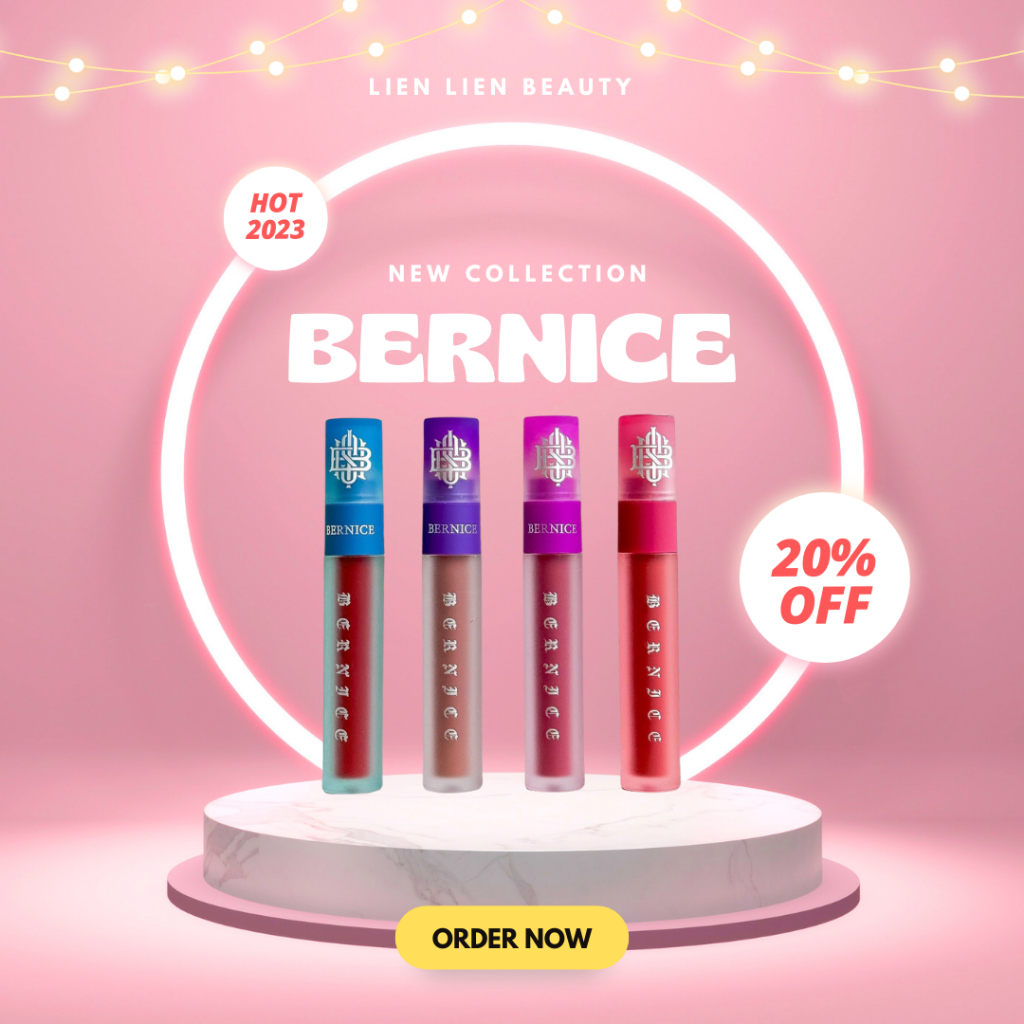 SON BERNICE 2023 PERMIUM 4 MÀU MẪU MỚI - CHÍNH HÃNG 100%