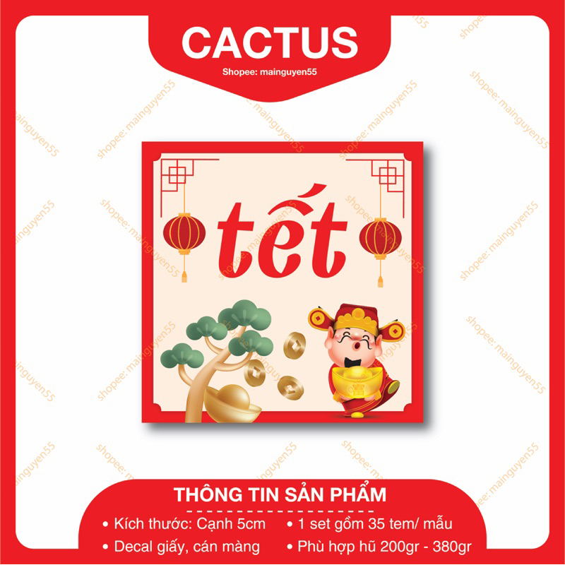 Tem Dán Tết , Tem Chúc Mừng Năm Mới , Decal tết