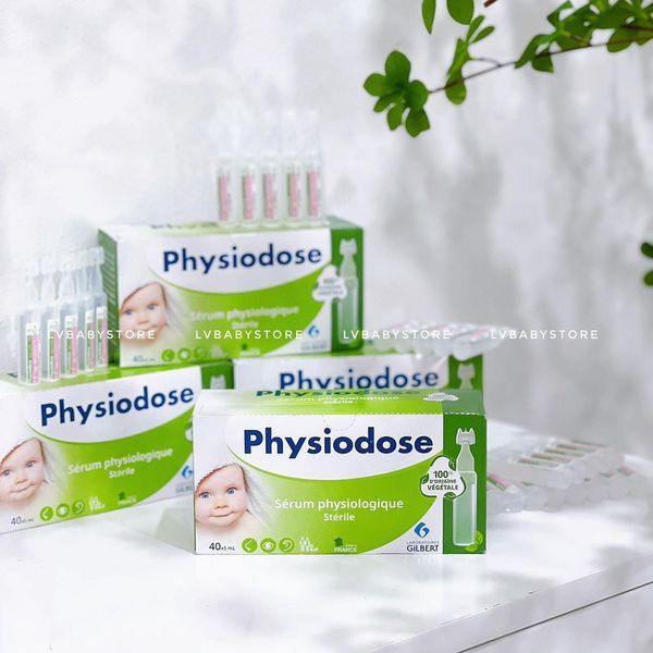 Nước muối hữu cơ PHYSIODOSE - Hữu cơ và 100.% từ thực vật