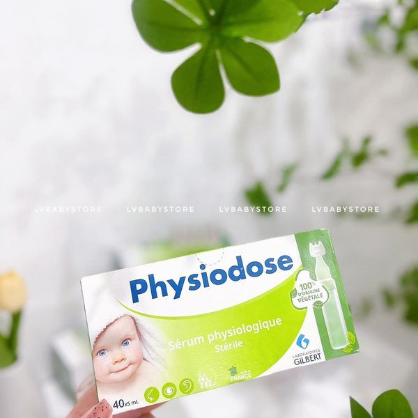 Nước muối hữu cơ PHYSIODOSE - Hữu cơ và 100.% từ thực vật