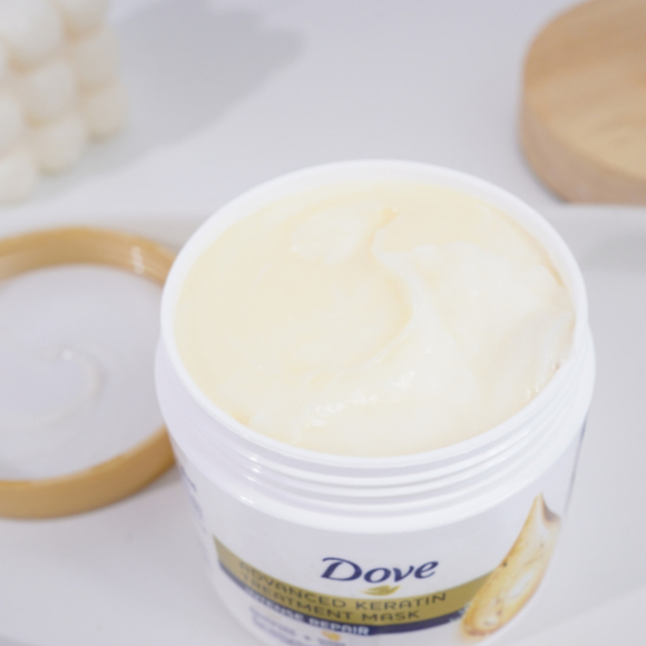 Kem Ủ Tóc Dove Phục Hồi Hư Tổn Advanced Keratin Treatment Mask