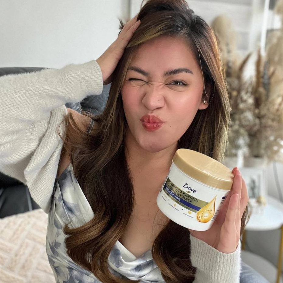 Kem Ủ Tóc Dove Phục Hồi Hư Tổn Advanced Keratin Treatment Mask