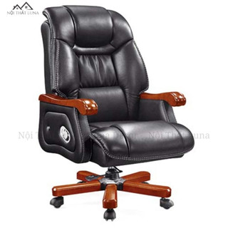 Ghế Văn Phòng Bọc Da Cao Cấp, Ghế Xoay Giám Đốc Phong Cách Hiện Đại Sang Trọng, Hàng Nội Địa - Nội Thất Luna