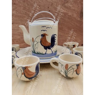 Ấm tích uống trà hình gà, hình cá 900ml, 1300ml