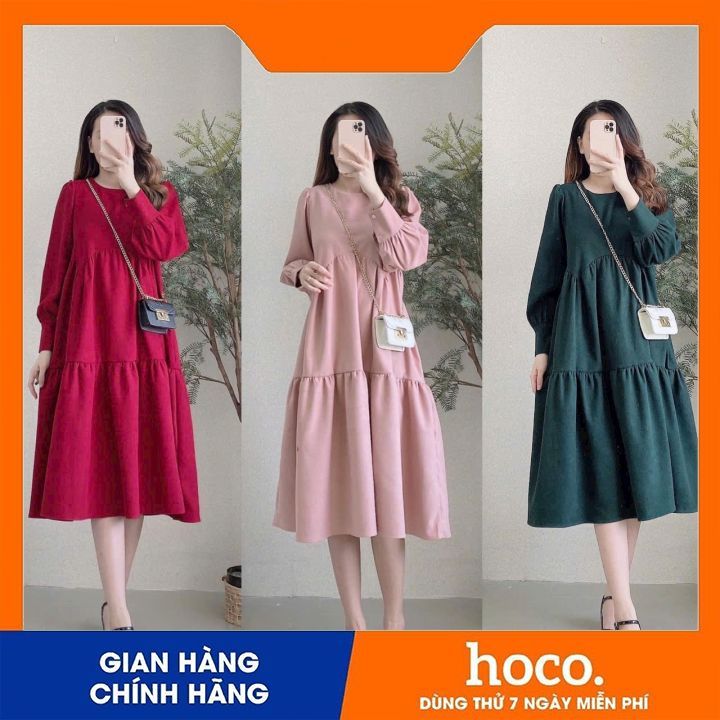 VÁY BẦU CÔNG SỞ DỰ TIỆC-ĐẦM BẦU MAXI DÁNG DÀI ĐUỖI CÁ PHỐI KẺ TIỂU THƯ XINH XÁN ĐI BIỂN ĐI CHƠI