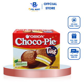 Bánh choco pie orion hộp 33g x 2 gói pol mart