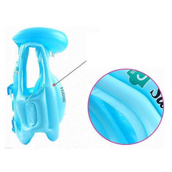 Áo Phao Tập Bơi, Áo Phao Cho Bé Hỗ Trợ Học Bơi, Gấp Gọn Siêu Tiện Lợi
