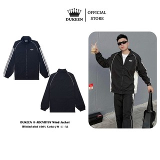 Áo Khoác Dù 2 Lớp Viền Tay DUKEEN Adcvrtsy Logo Jacket Form Rộng Oversize Local Brand Nam Nữ Unisex AK038