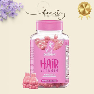  Kẹo giúp mọc tóc hiệu quả sweetbunny 60 viên Mỹ kẹo thỏ hồng mọc tóc Sweetbunny Hare Hair 
