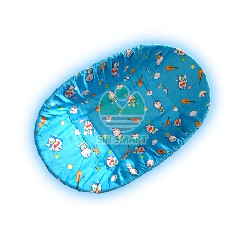 Bọc nệm lót nôi tre cho bé nằm ngủ võng dành cho 3 size nôi  cotton thoáng mát