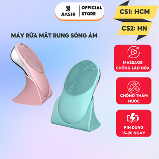 Máy rửa mặt JIASHI 3 trong 1 massage 8 cấp độ làm sạch sâu tẩy tế bào chết, làm nóng tăng hấp thu dưỡng chất - MRM03