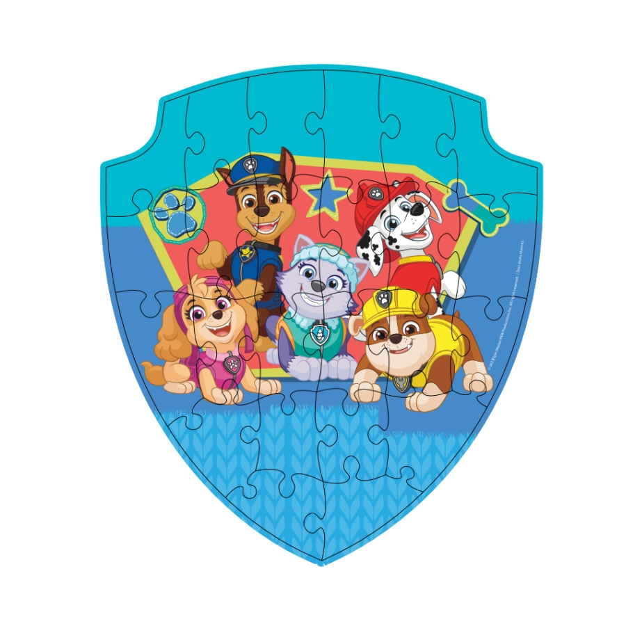 Đồ Chơi Bộ Xếp Hình 24 Miếng Theo Shape - Paw Patrol SPIN GAMES 20146871